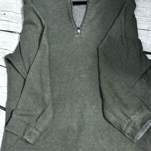 Tommy Bahama Forest Green Zip-Up Sweater